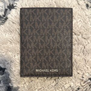 Michael Kors Dark Brown Passport Holder